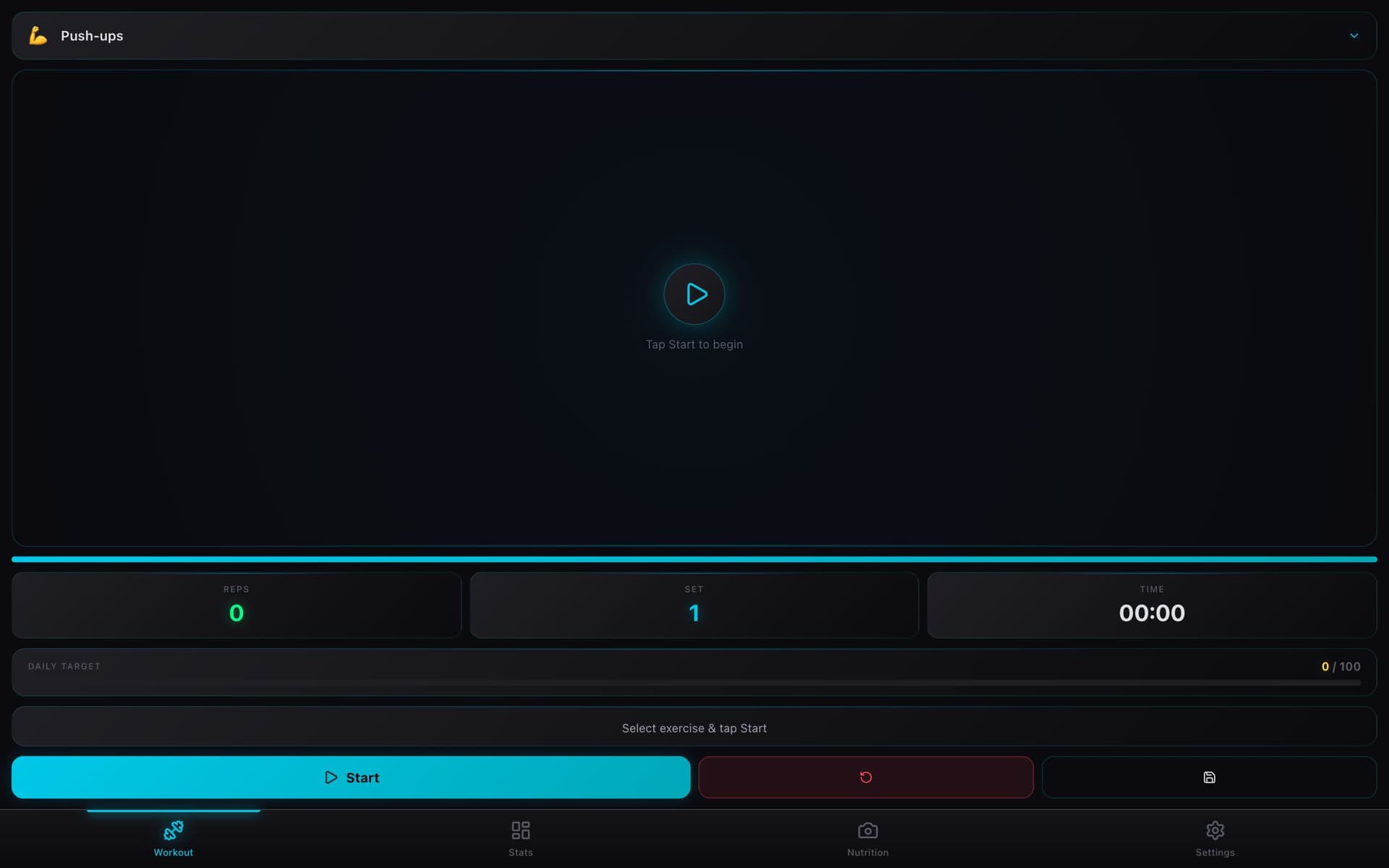 FitTrack AI — live product screenshot